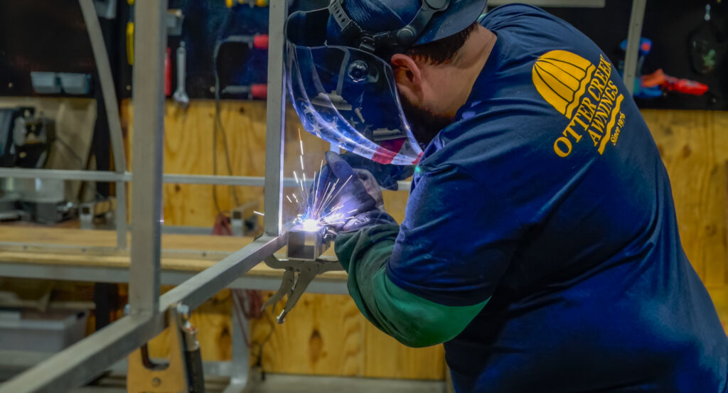 Otter Creek Awnings welding